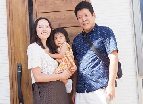 良い家が出来て喜んでいます